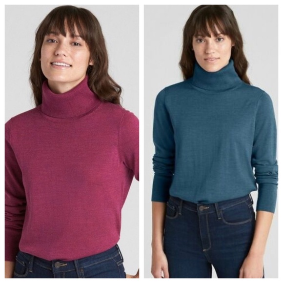 GAP Tops - GAP Merino Wool Turtleneck Sweater Bundle